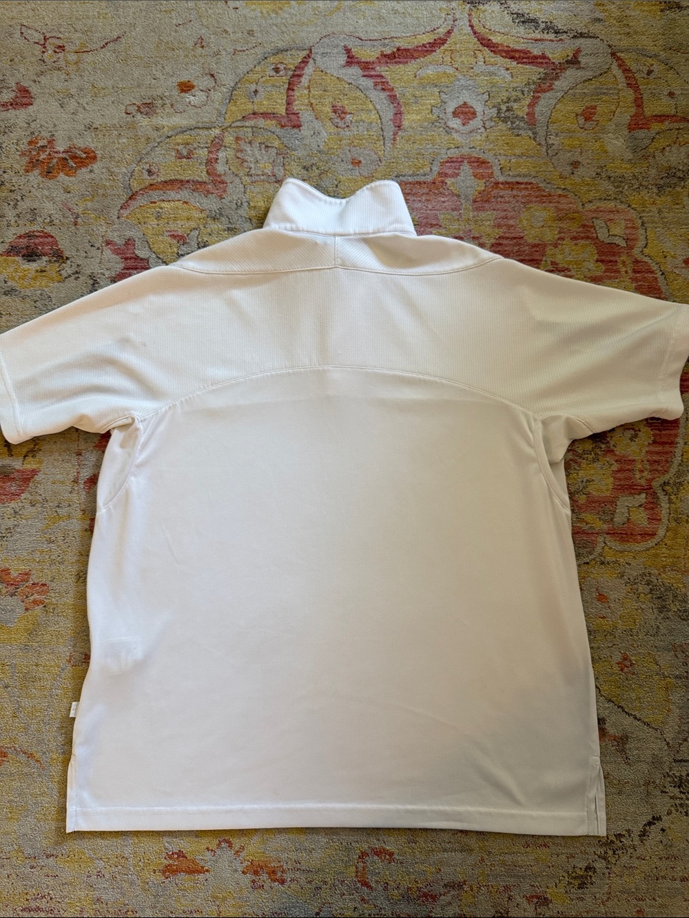 Nike Sphere Vintage Men’s White Polo with Black Sleeve Accents Size Large - Picture 4 of 4